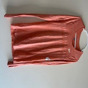 Nike dri fit running long sleeve with thumb holes